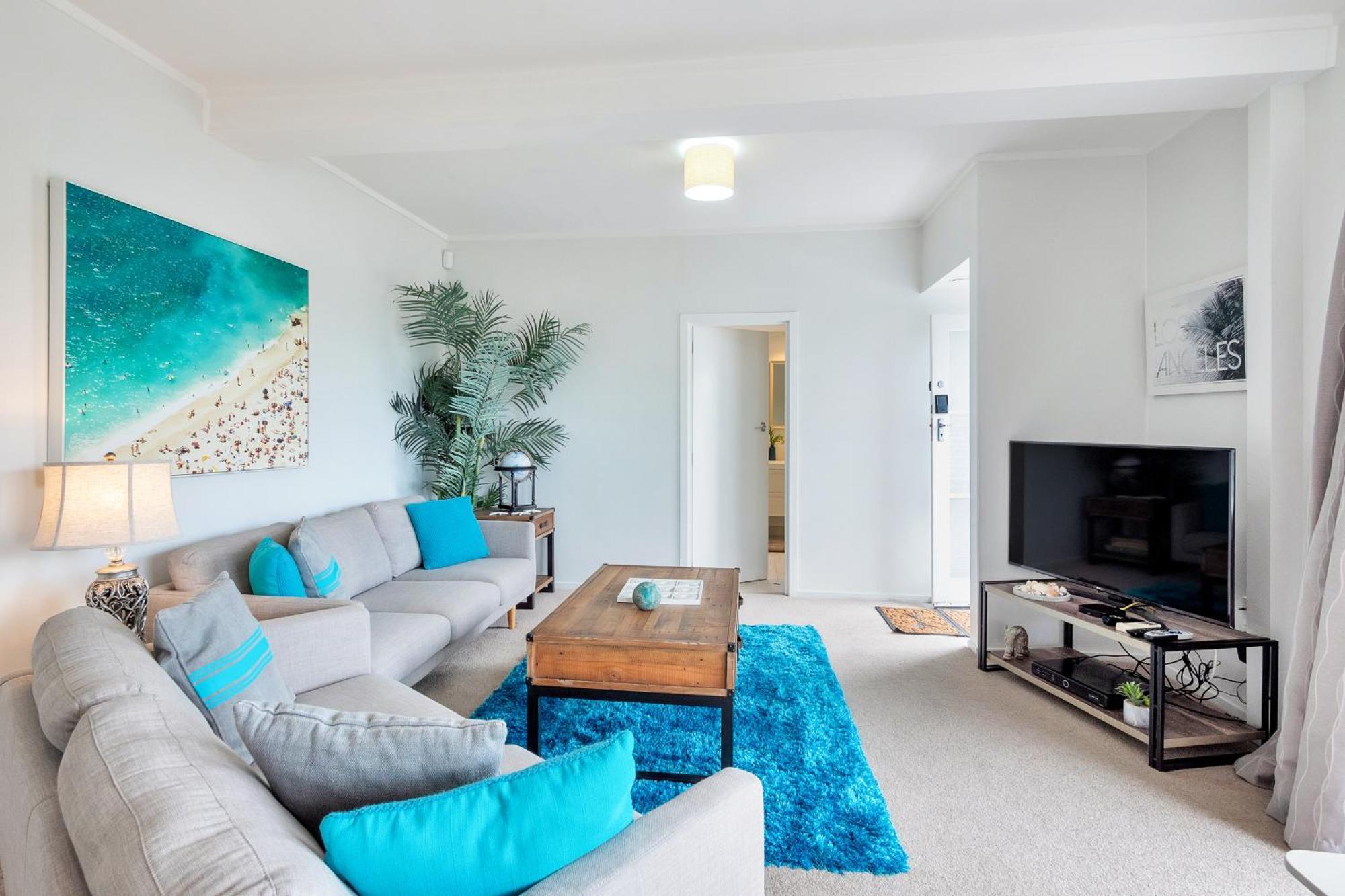 Bright Kingsland Contemporary Apartment โอ๊คแลนด์ ภายนอก รูปภาพ